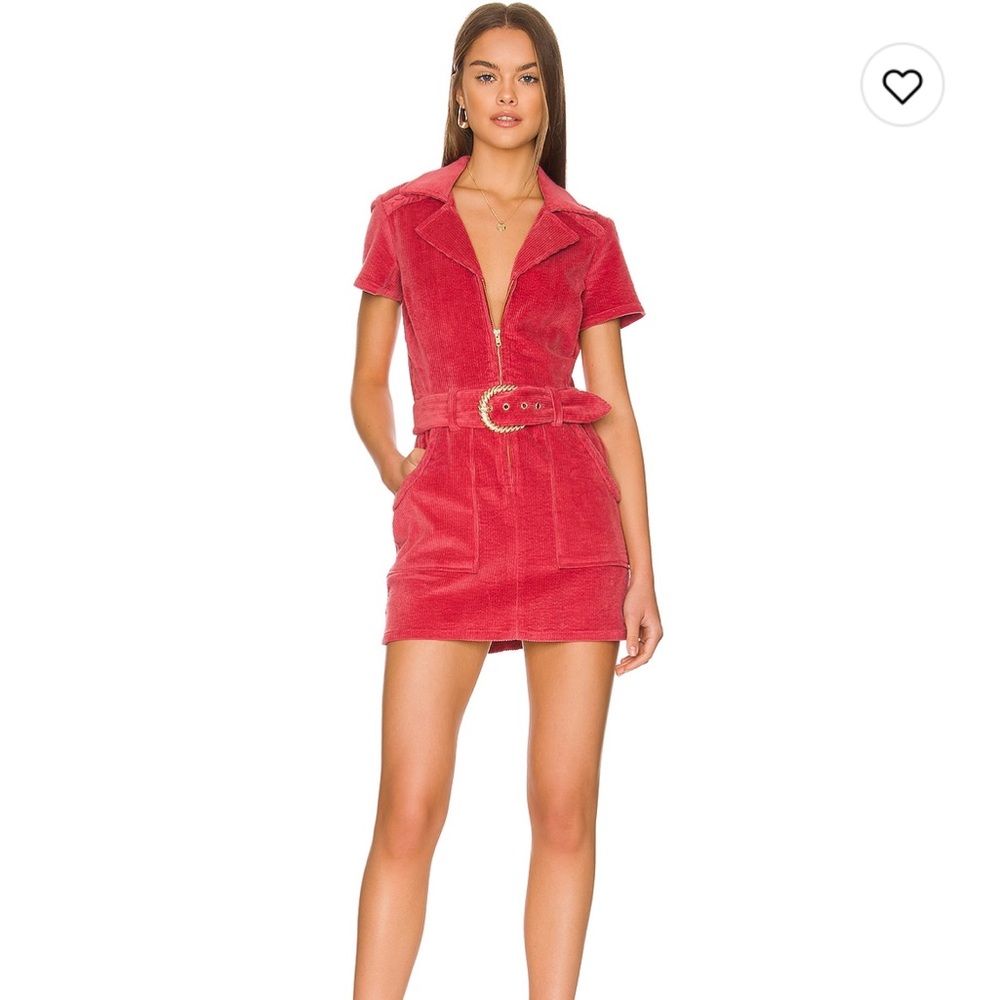 Show Me Your Mumu Outlaw Dress in Rose Corduroy